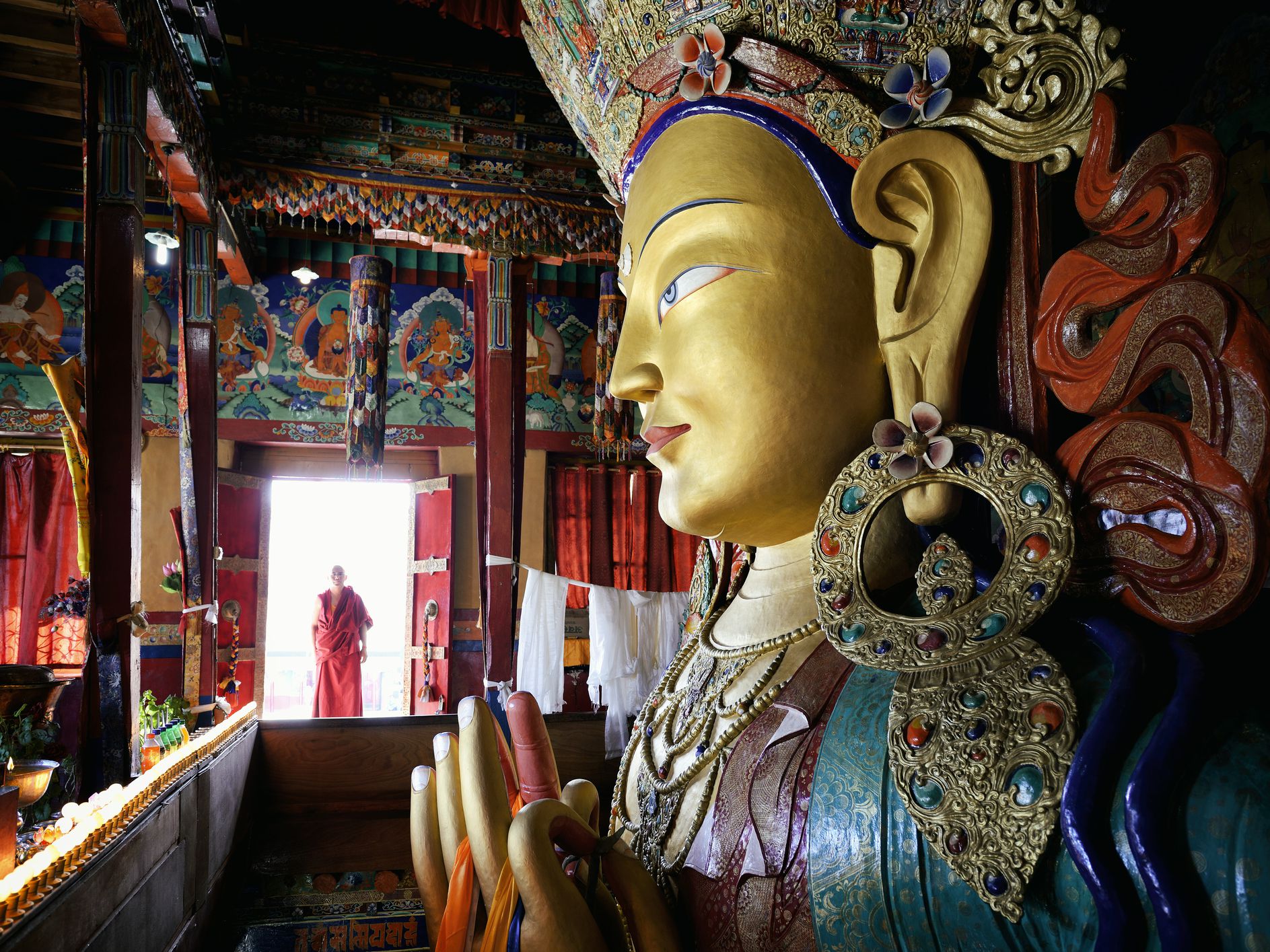 Buddhist Monastery, West Point, Darjeeling, West B